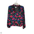 Blouse Long Sleeve By J. Crew In Floral Print, Size: L