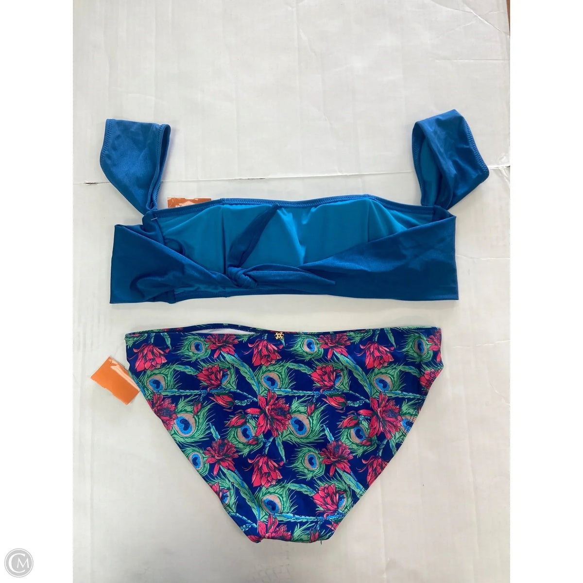 Swimsuit 2pc By Clothes Mentor In Blue, Size: Xl