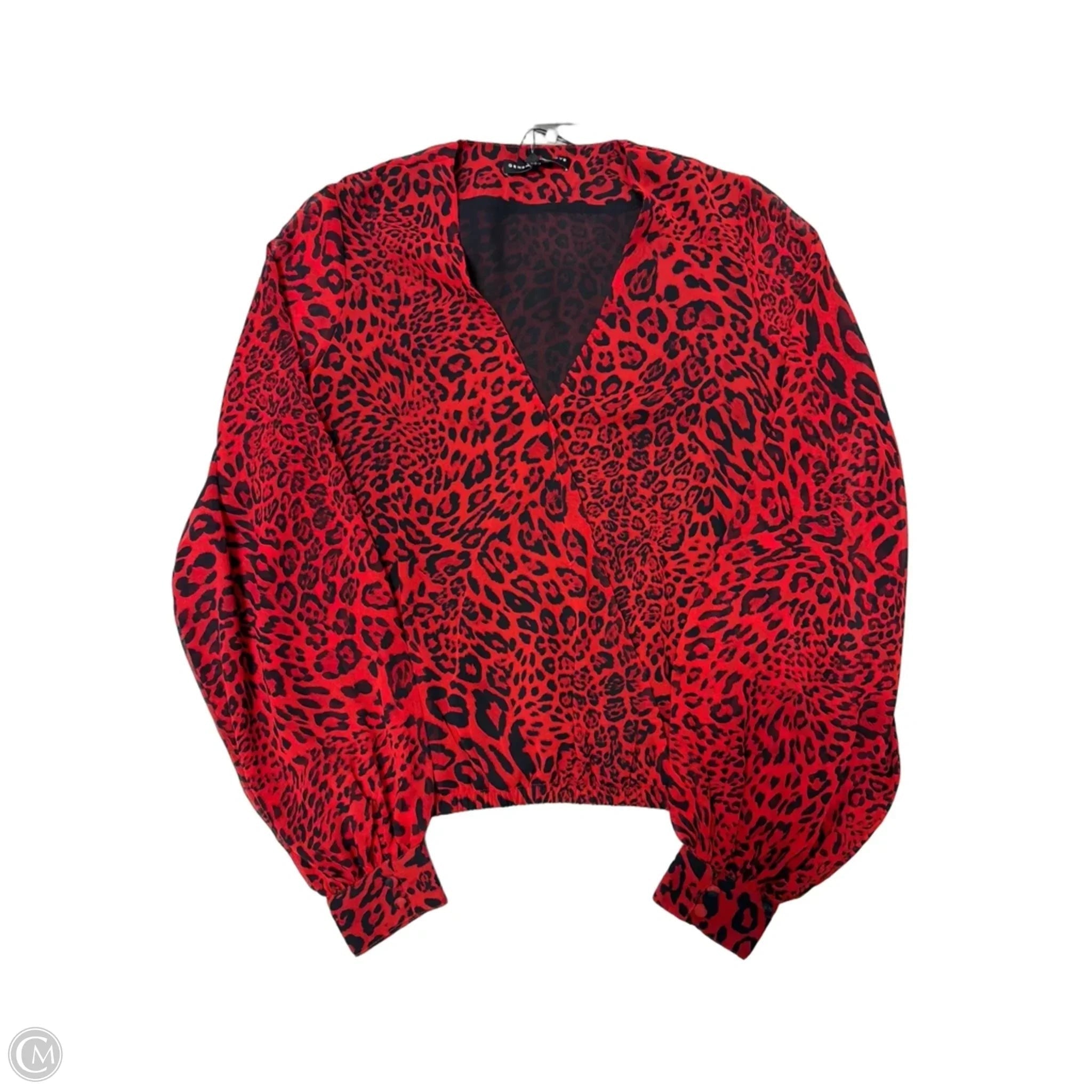 New! Top Long Sleeve By Generation Love In Animal Print, Size: XS