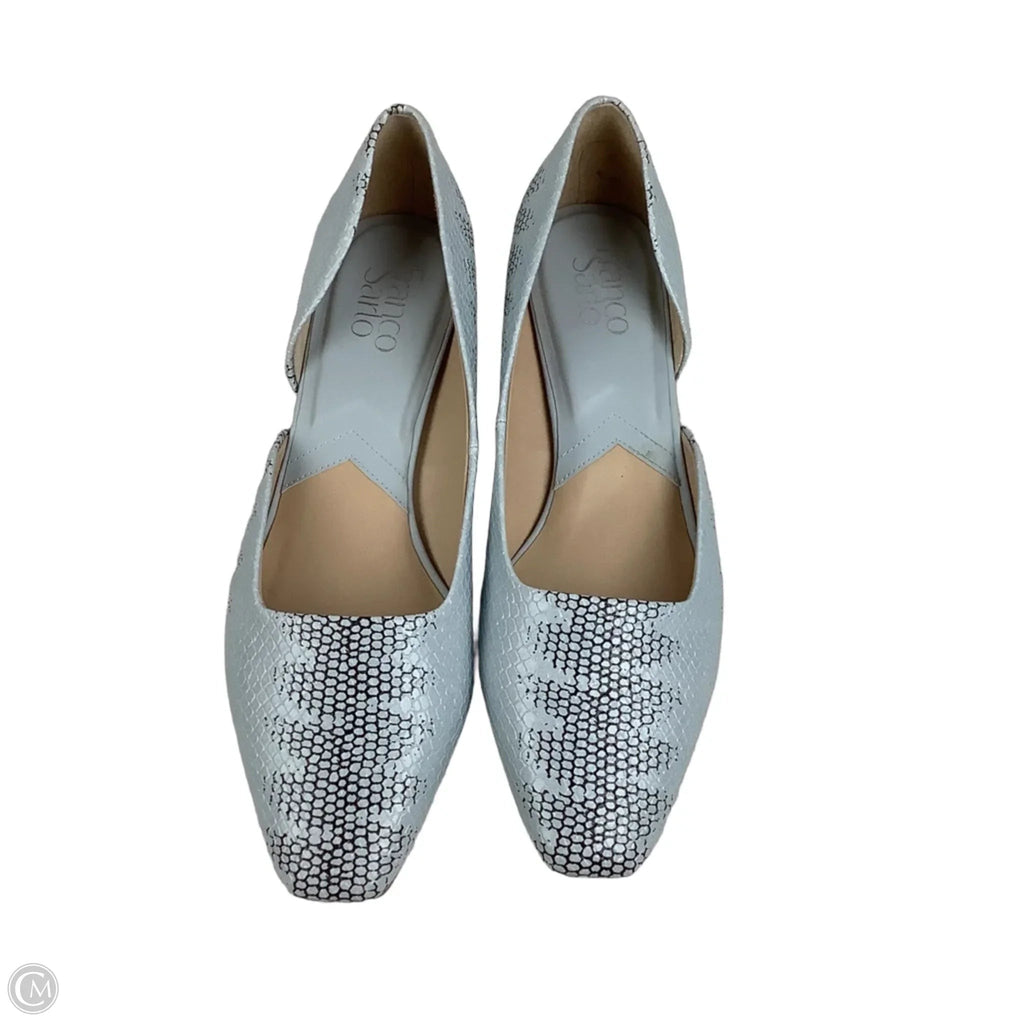 Shoes Heels Block By Franco Sarto In Blue, Size: 8.5