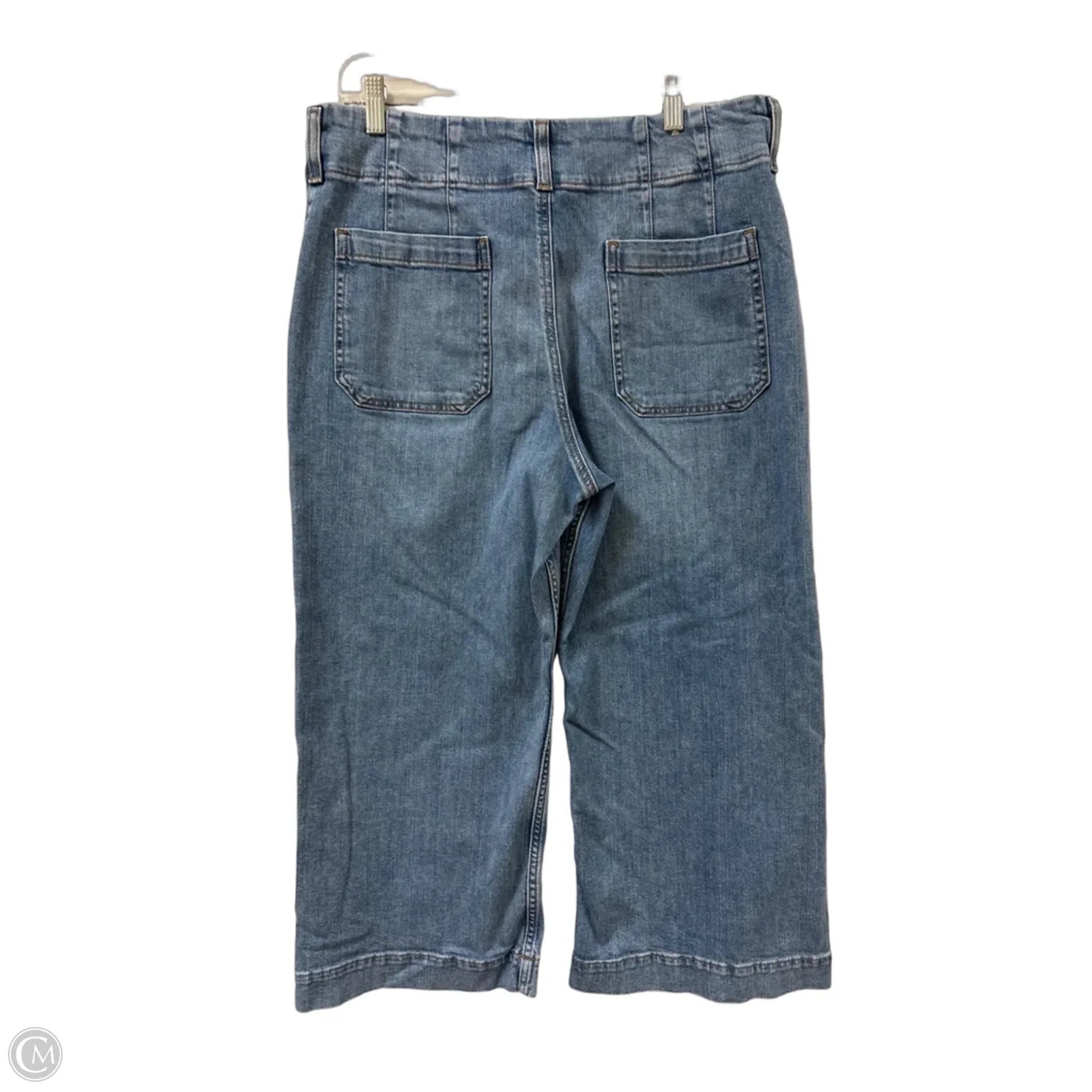 Jeans Wide Leg By Maeve In Blue Denim, Size: 14p