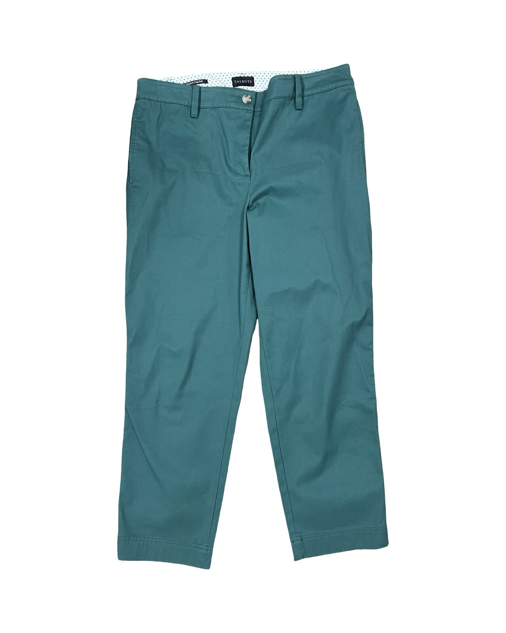 Pants Cropped By Talbots In Green, Size:10