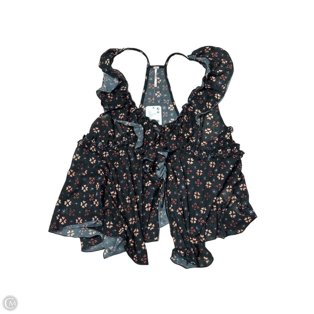 Top Sleeveless By Free People In Floral Print, Size: M