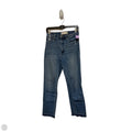 Jeans Straight By Abercrombie And Fitch In Blue Denim, Size: 2