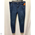 Jeans Skinny By American Eagle In Blue Denim, Size: 16