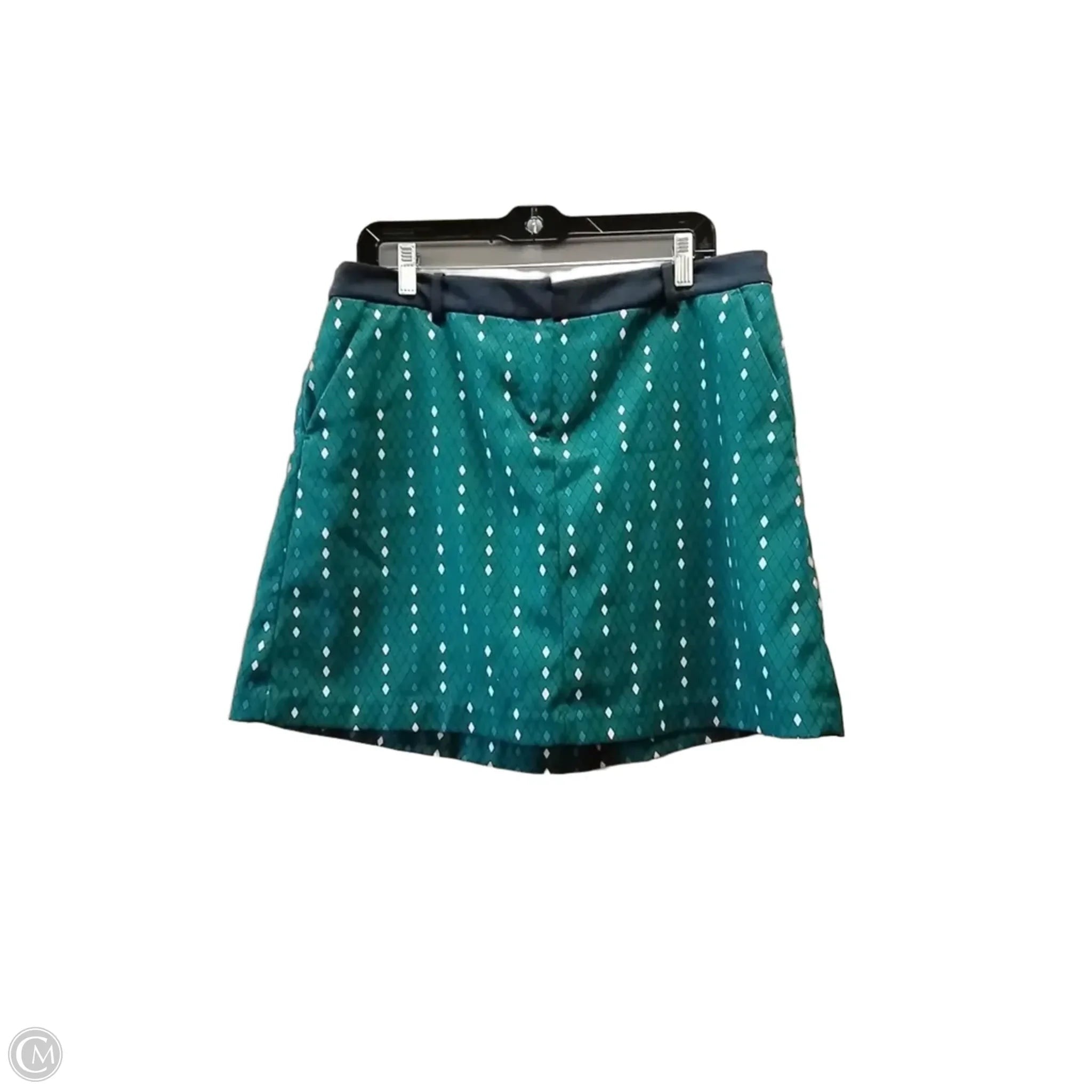 Skort Designer By Tory Burch In Geometric Pattern, Size: Xl