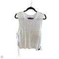Vest Sweater By Clothes Mentor In White, Size: L