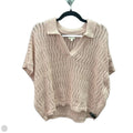 Sweater Short Sleeve By Cyrus In Pink, Size: Xl