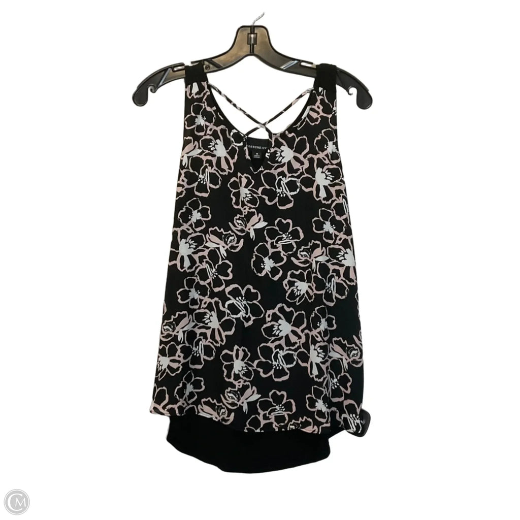 Top Sleeveless By Fortune & Ivy In Black, Size: M