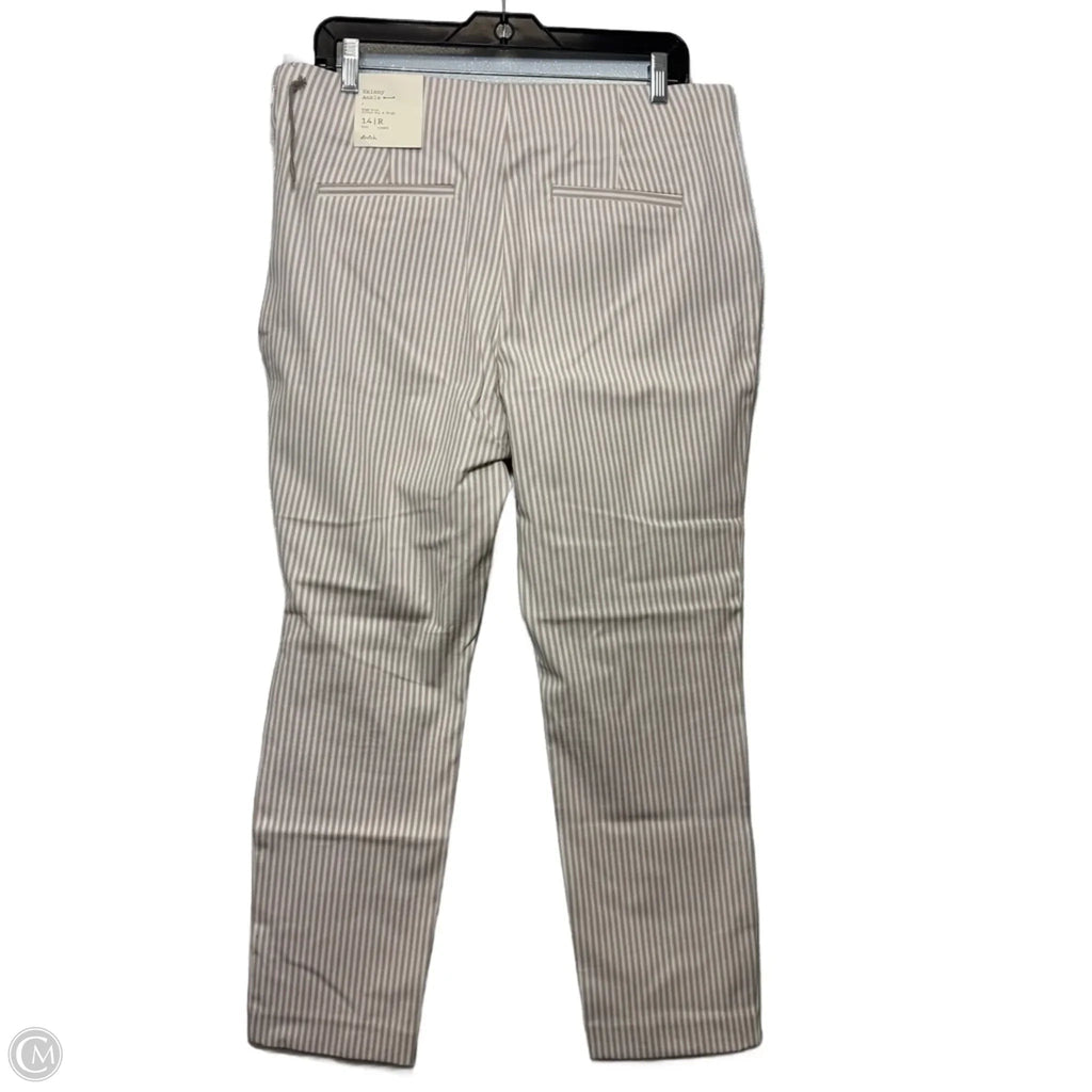 Pants Other By A New Day In Striped Pattern, Size: 14