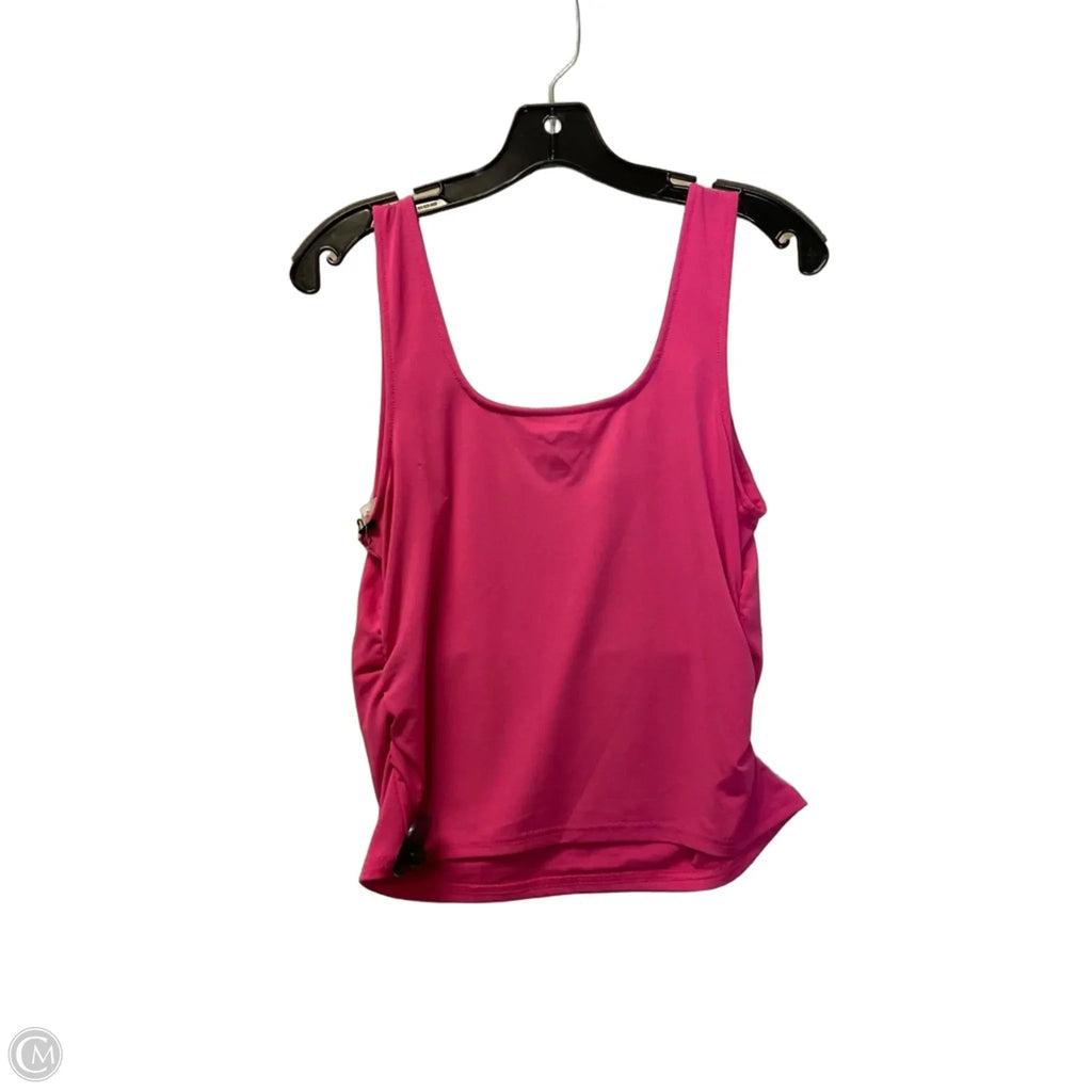 Top Sleeveless By Faded Rose In Pink, Size: L