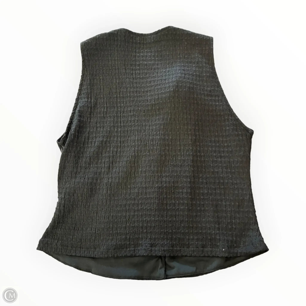 Top Sleeveless By Zara In Black, Size: L