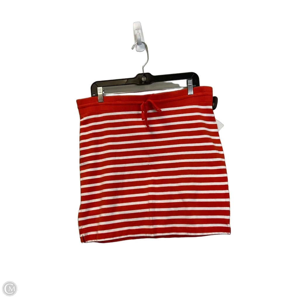 Skirt Mini & Short By Banana Republic In Red, Size: L