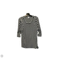 Top 3/4 Sleeve Basic By Cabi In Striped Pattern, Size: Xs