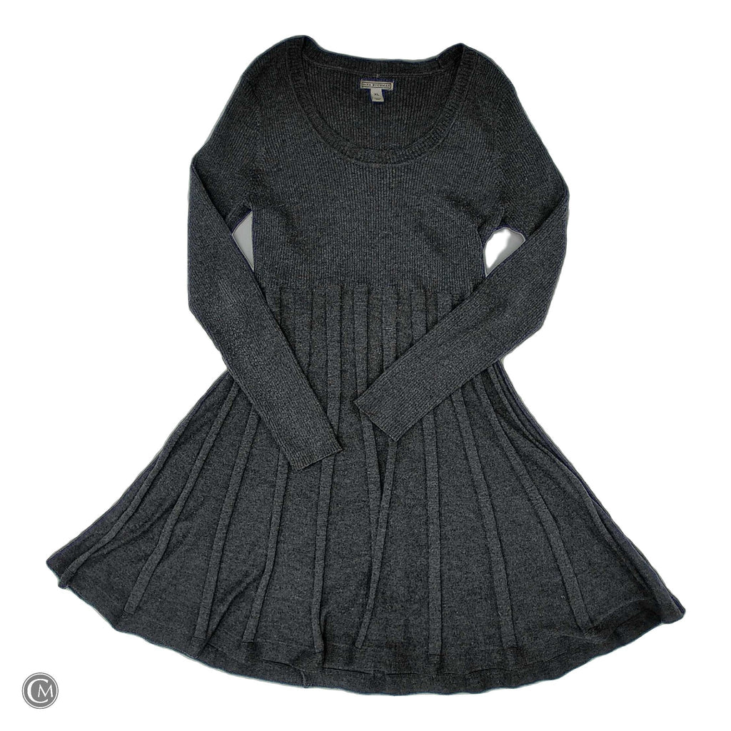 Dress Sweater By Dana Buchman In Grey, Size: Xl