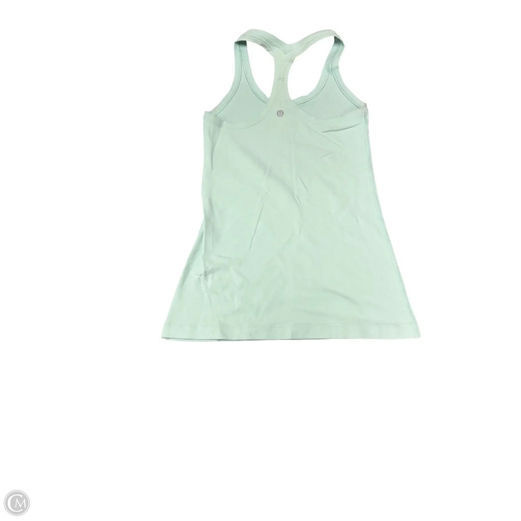 Athletic Tank Top By Lululemon In Green, Size: Xs