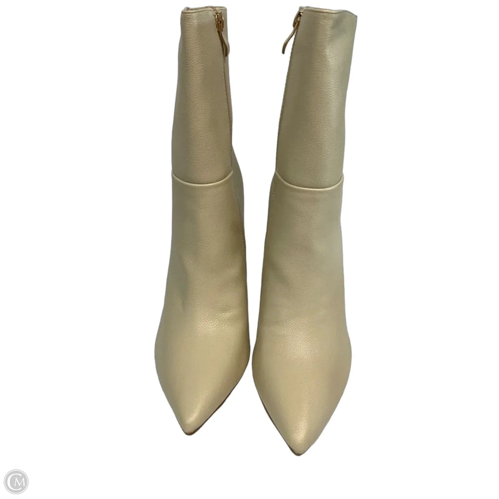 Boots Ankle Heels By Lulus In Cream, Size: 11