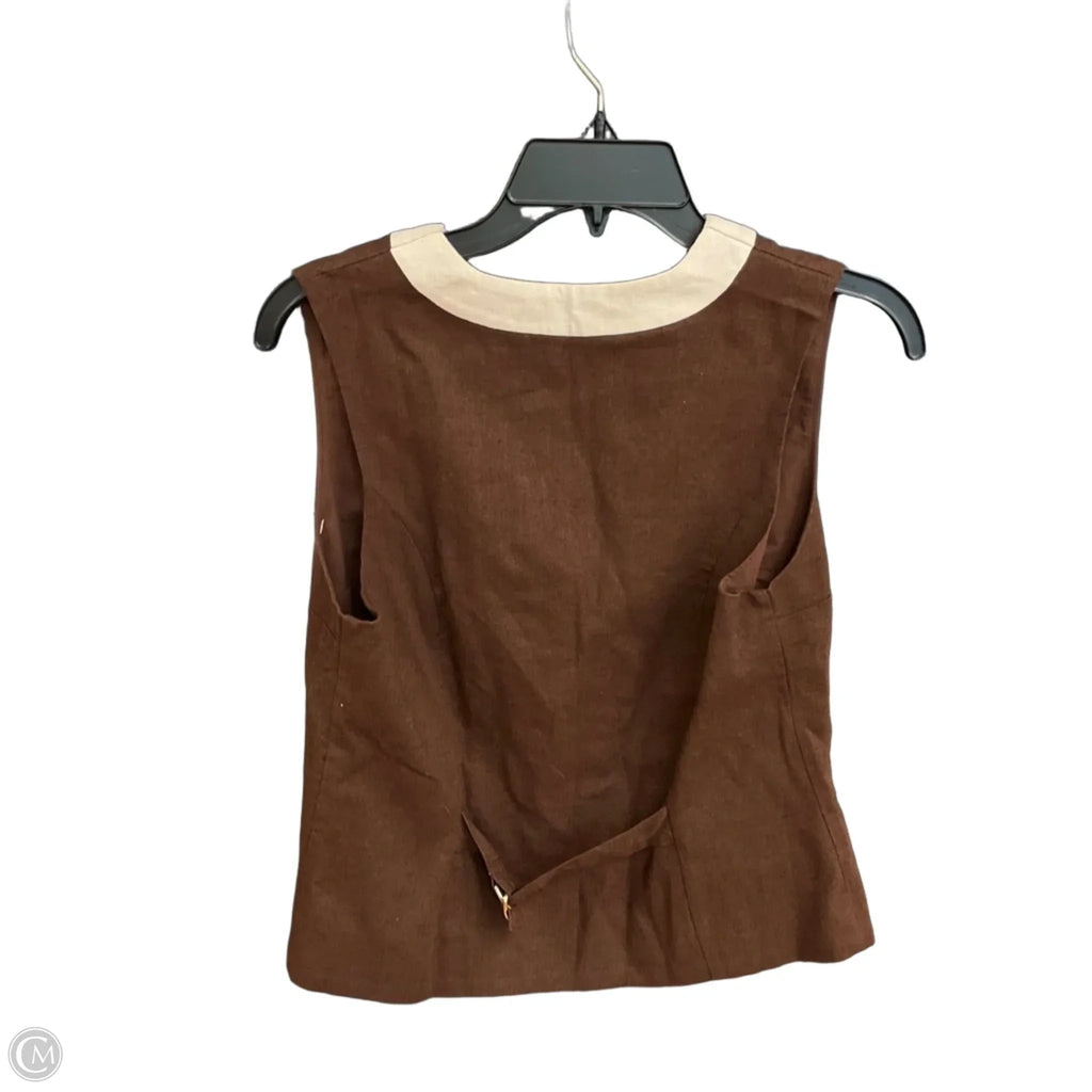 Top Sleeveless By Abercrombie And Fitch In Brown, Size: Xs