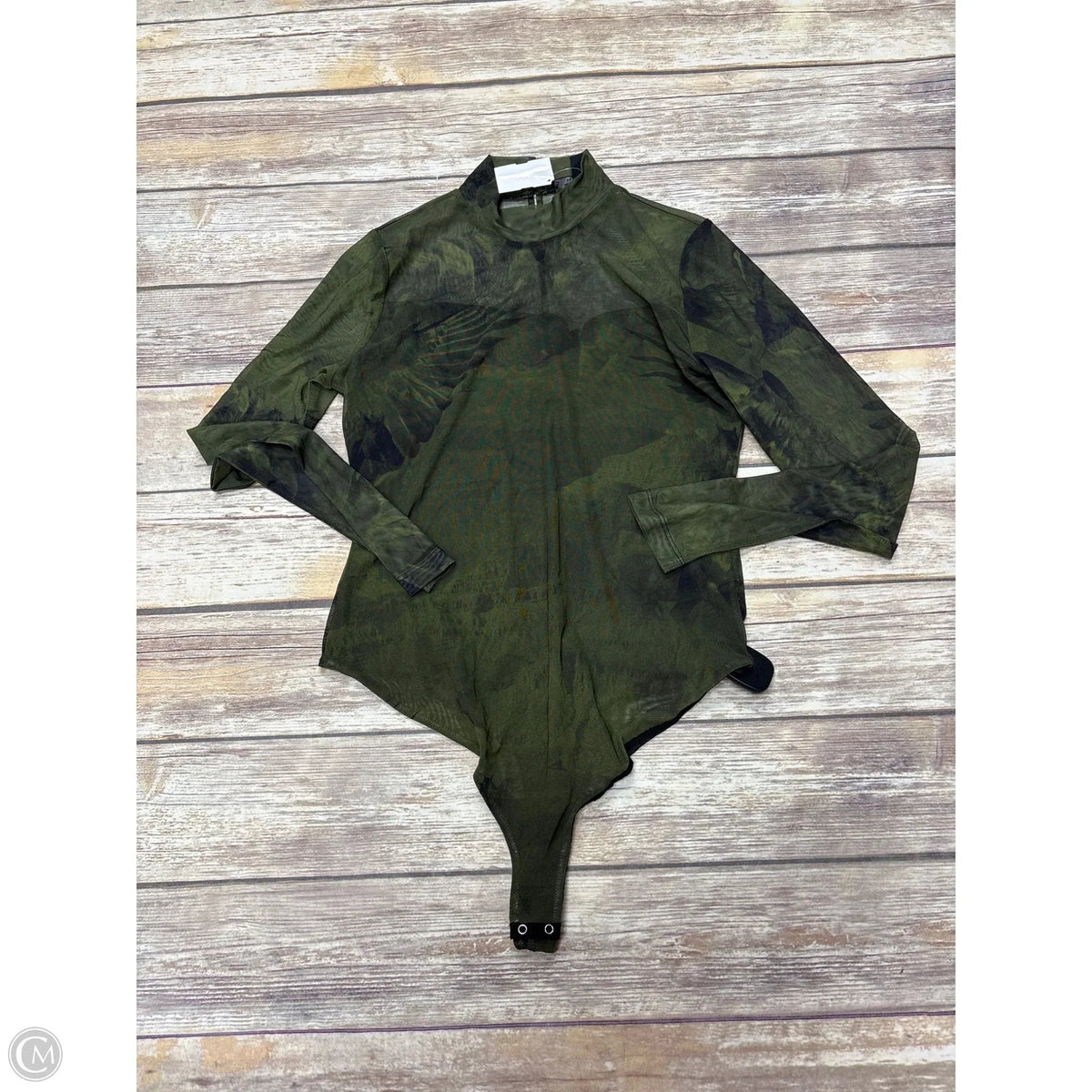 Bodysuit Designer By All Saints In Green, Size: S
