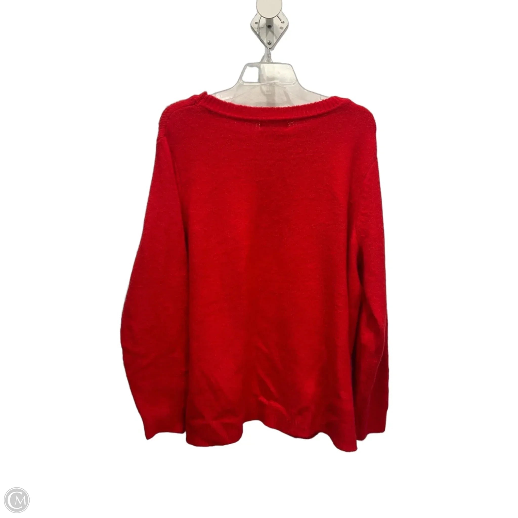 Sweater By Cupcakes And Cashmere In Red, Size: 1x
