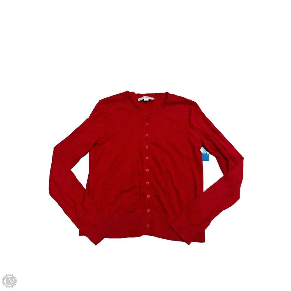 Cardigan By Loft In Red, Size: M