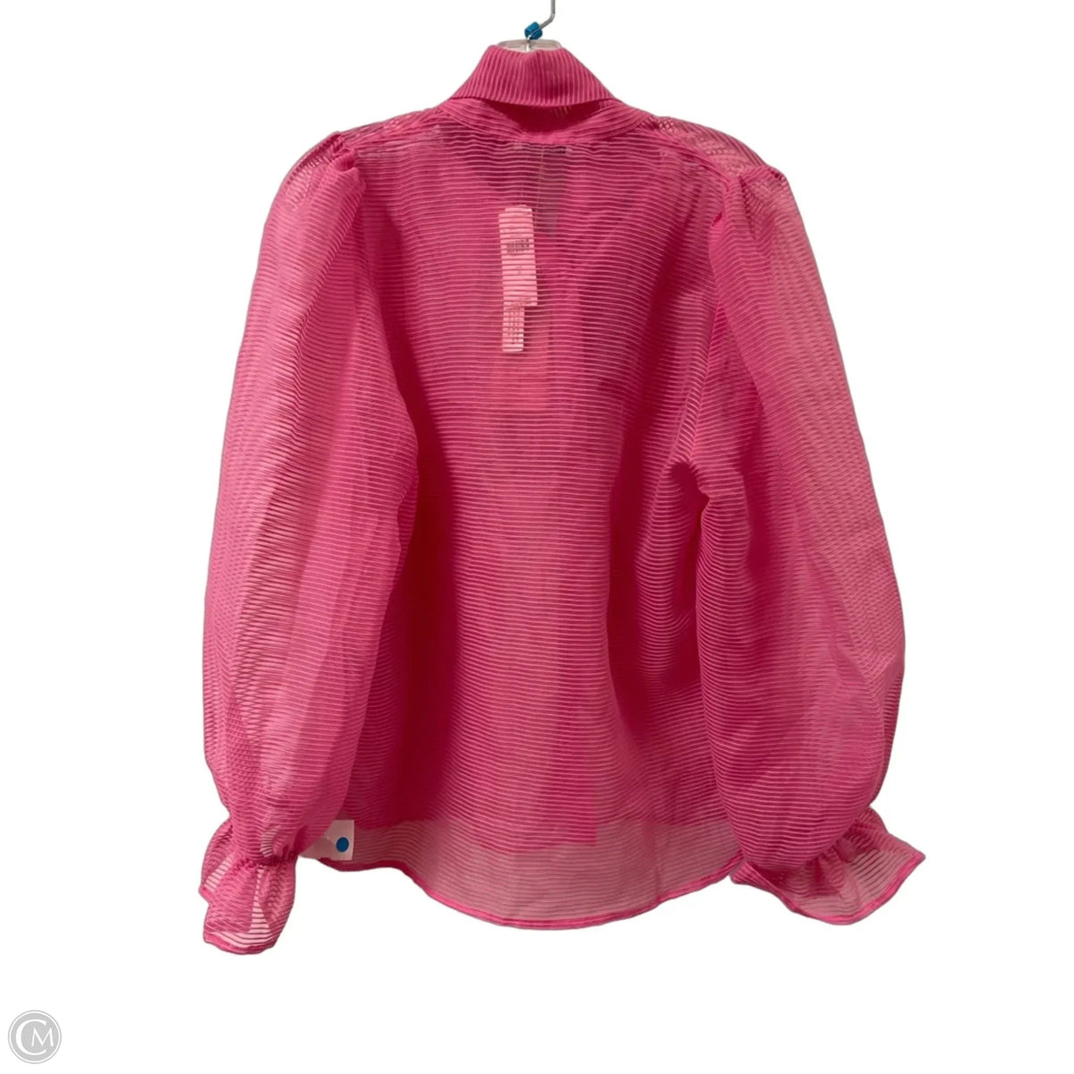 Blouse Long Sleeve By Anthropologie In Pink, Size: M