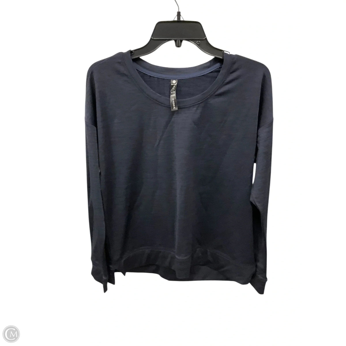 Athletic Top Long Sleeve Crewneck By 90 Degrees By Reflex In Grey, Size: M