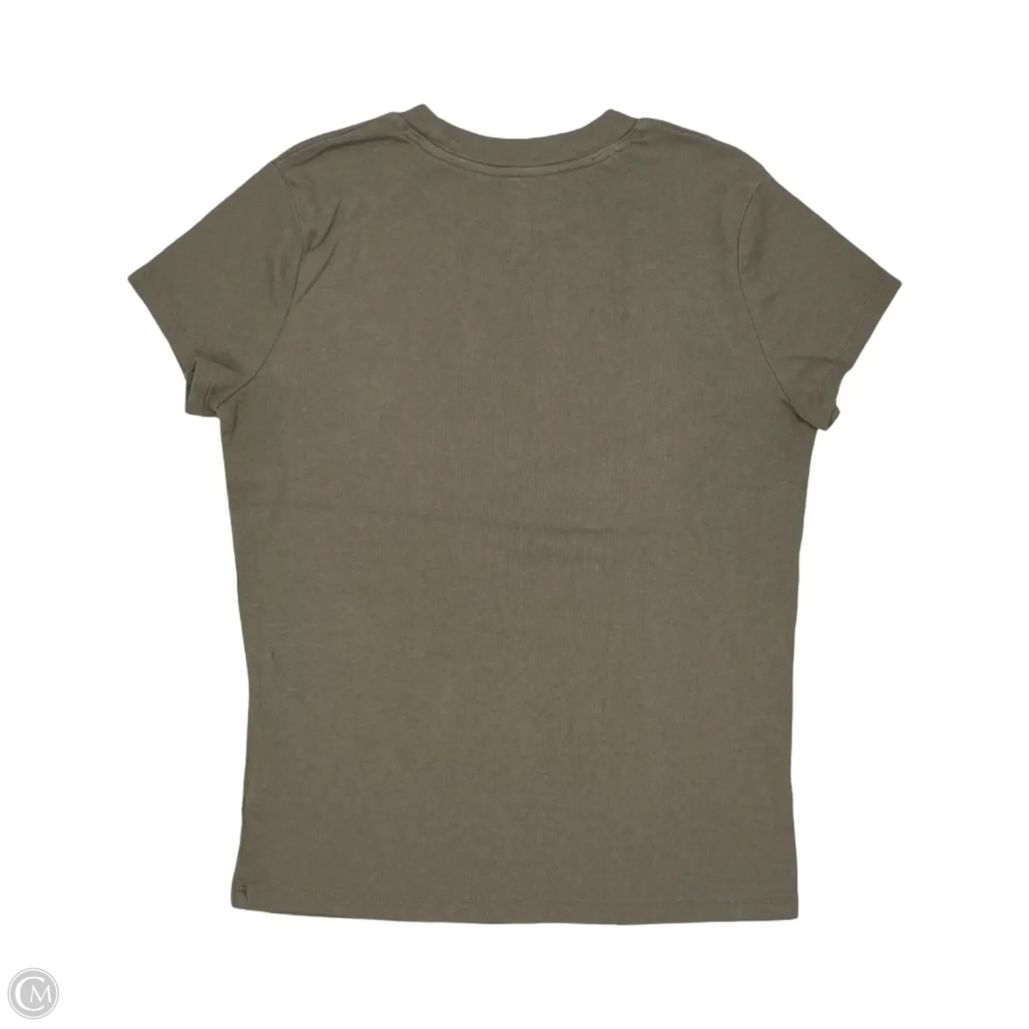 Top Short Sleeve By A New Day In Brown, Size: L