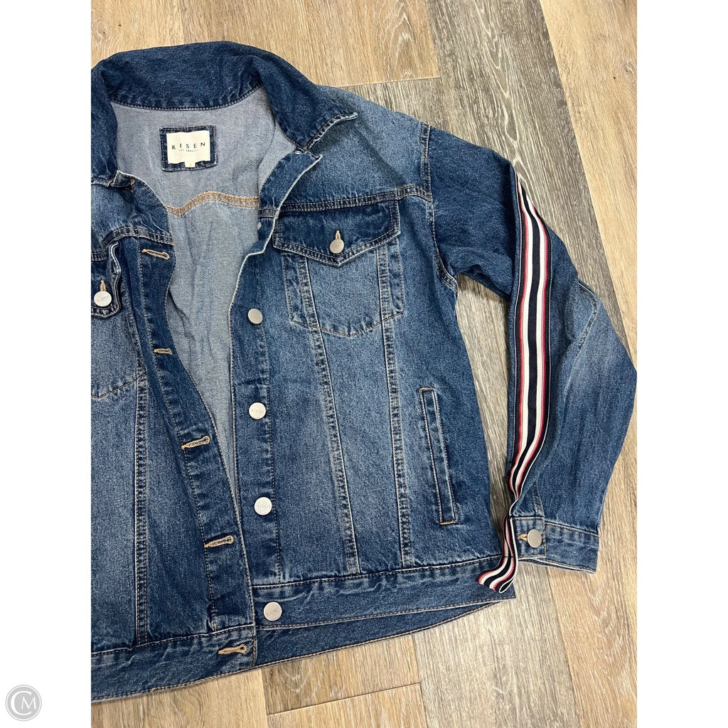 Jacket Denim By Risen In Blue Denim, Size: S