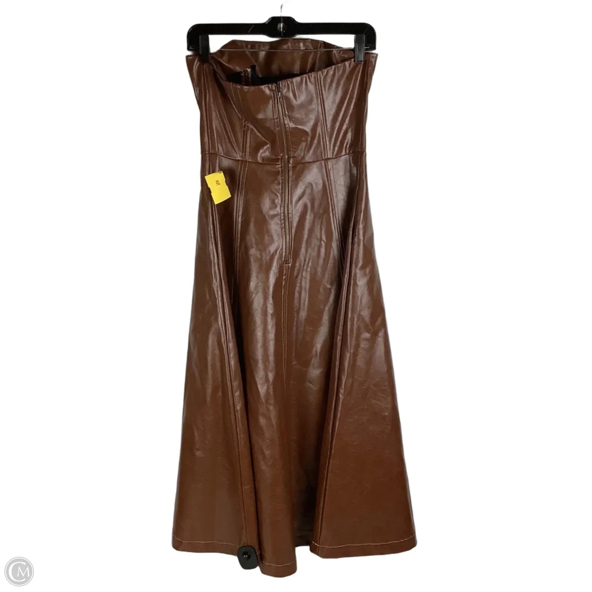 Dress Casual Maxi By Cmc In Brown, Size: M
