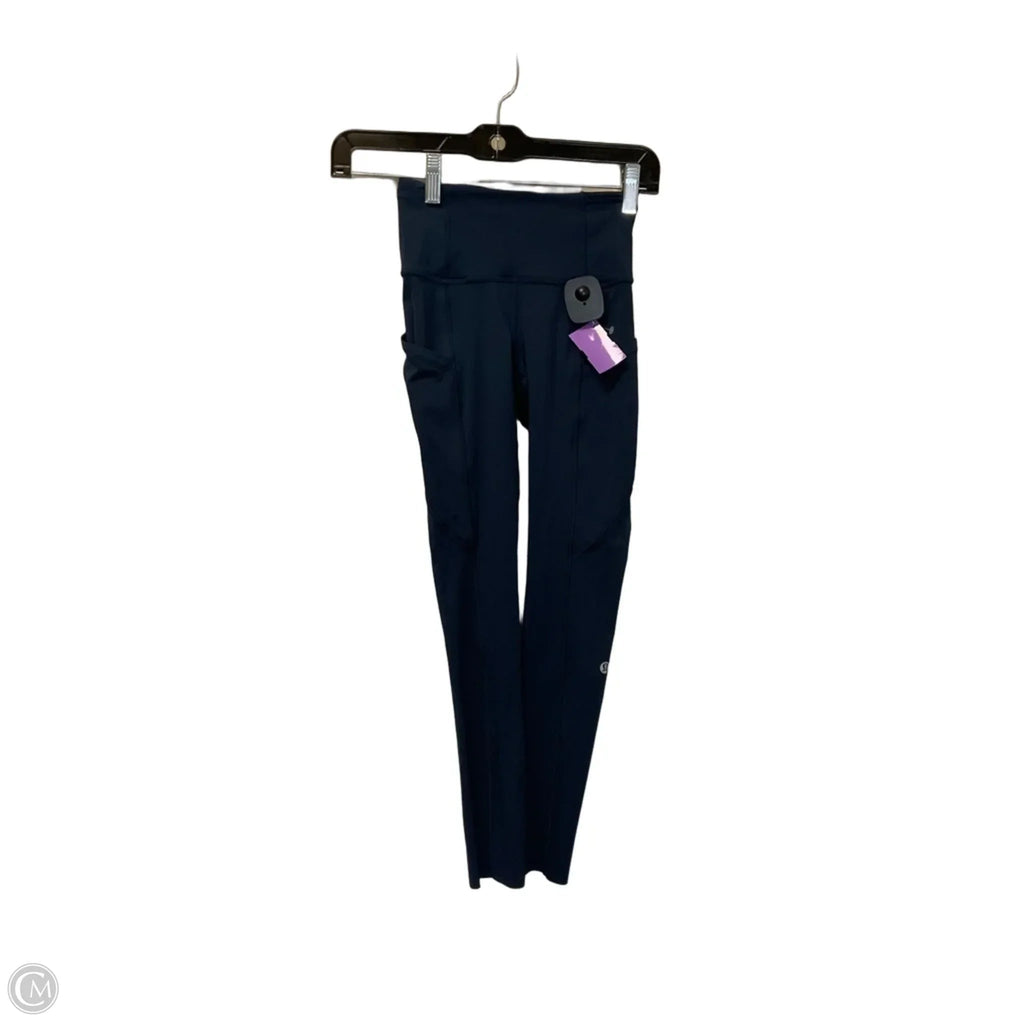 Athletic Leggings Capris By Lululemon In Blue, Size: 2