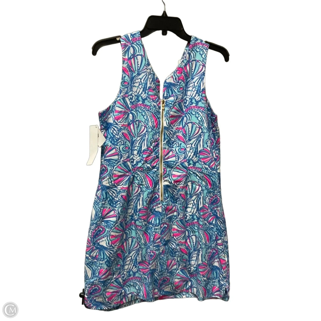 Dress Designer By Lilly Pulitzer In Blue & Pink, Size: L
