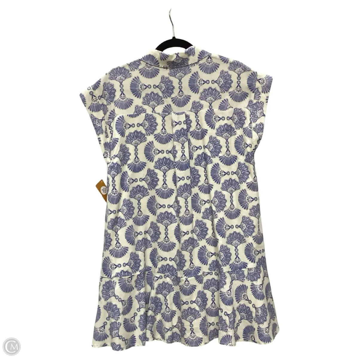 Dress Casual Short By Entro In Blue & White, Size: S
