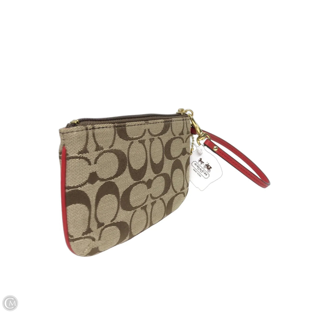 Wristlet Designer By Coach, Size: Small