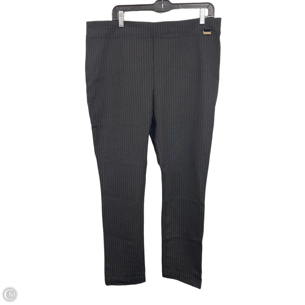 Pants Dress By Calvin Klein In Black & White, Size: Xl