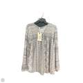 Top Long Sleeve By Clothes Mentor In Grey, Size: L