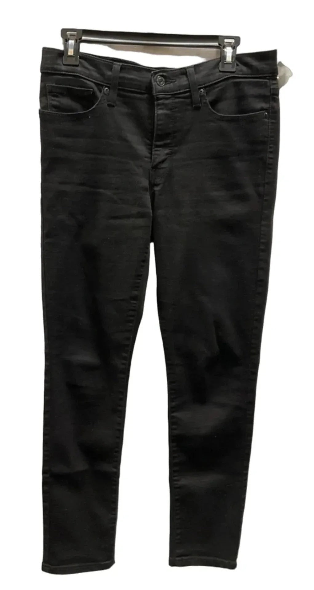 Jeans Skinny By Levis In Black, Size: 8