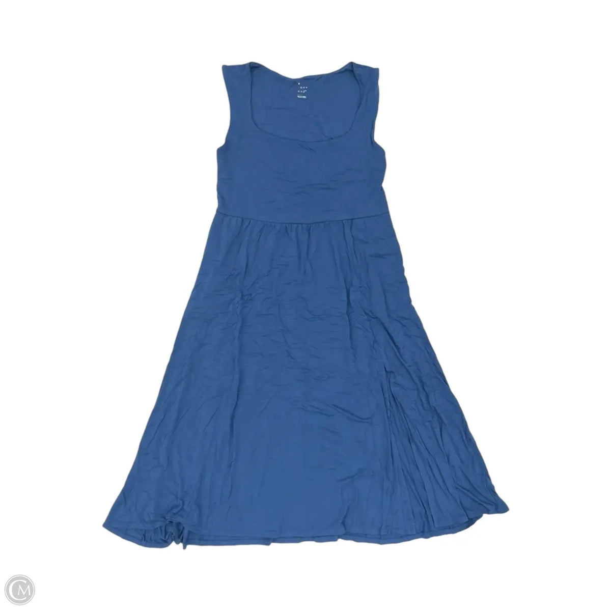 Dress Casual Midi By A New Day In Blue, Size: Large