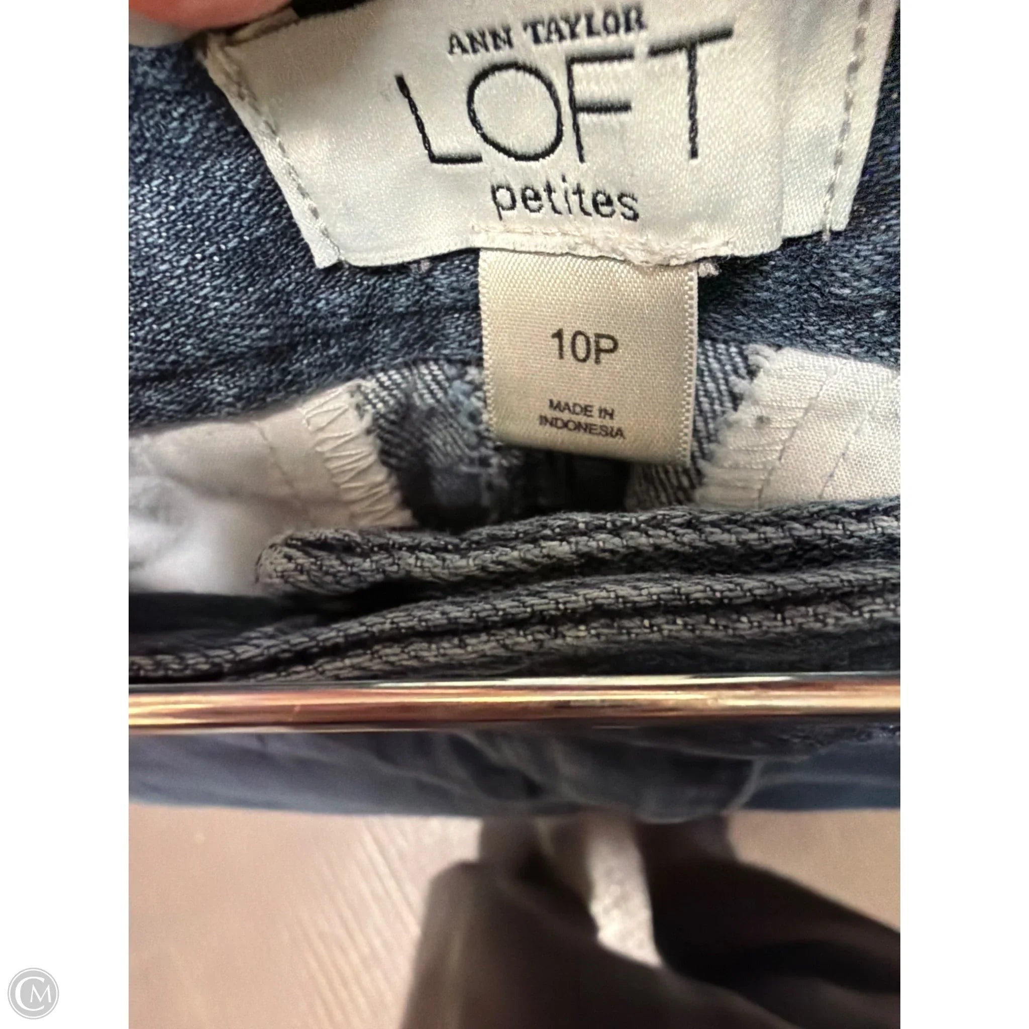 Skirt Mini & Short By Loft In Blue Denim, Size: 10p