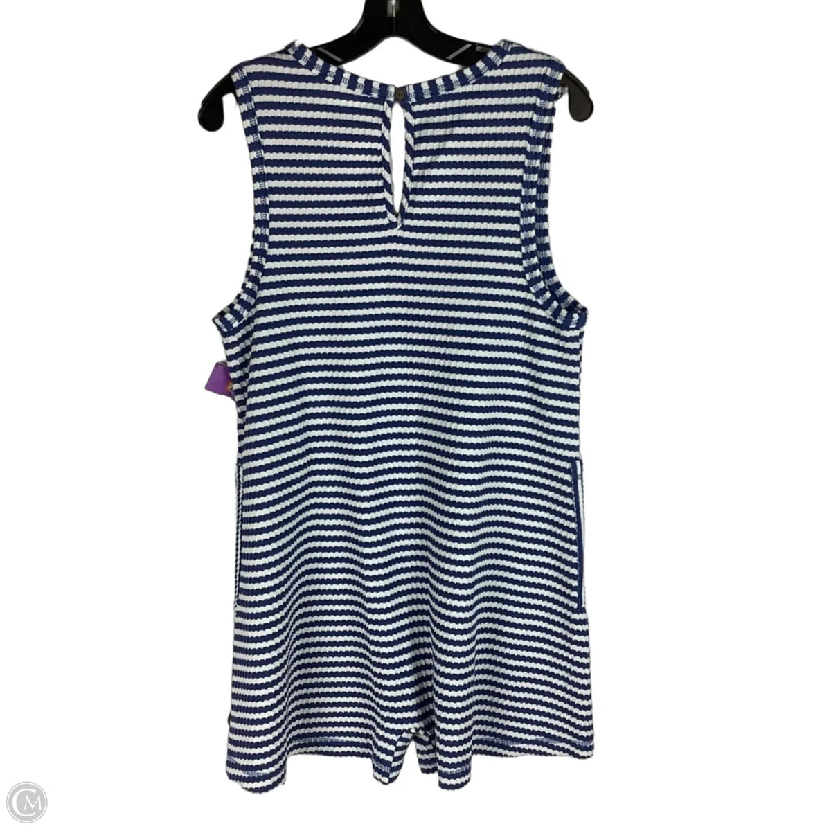 Romper By Clothes Mentor In Striped Pattern, Size: M