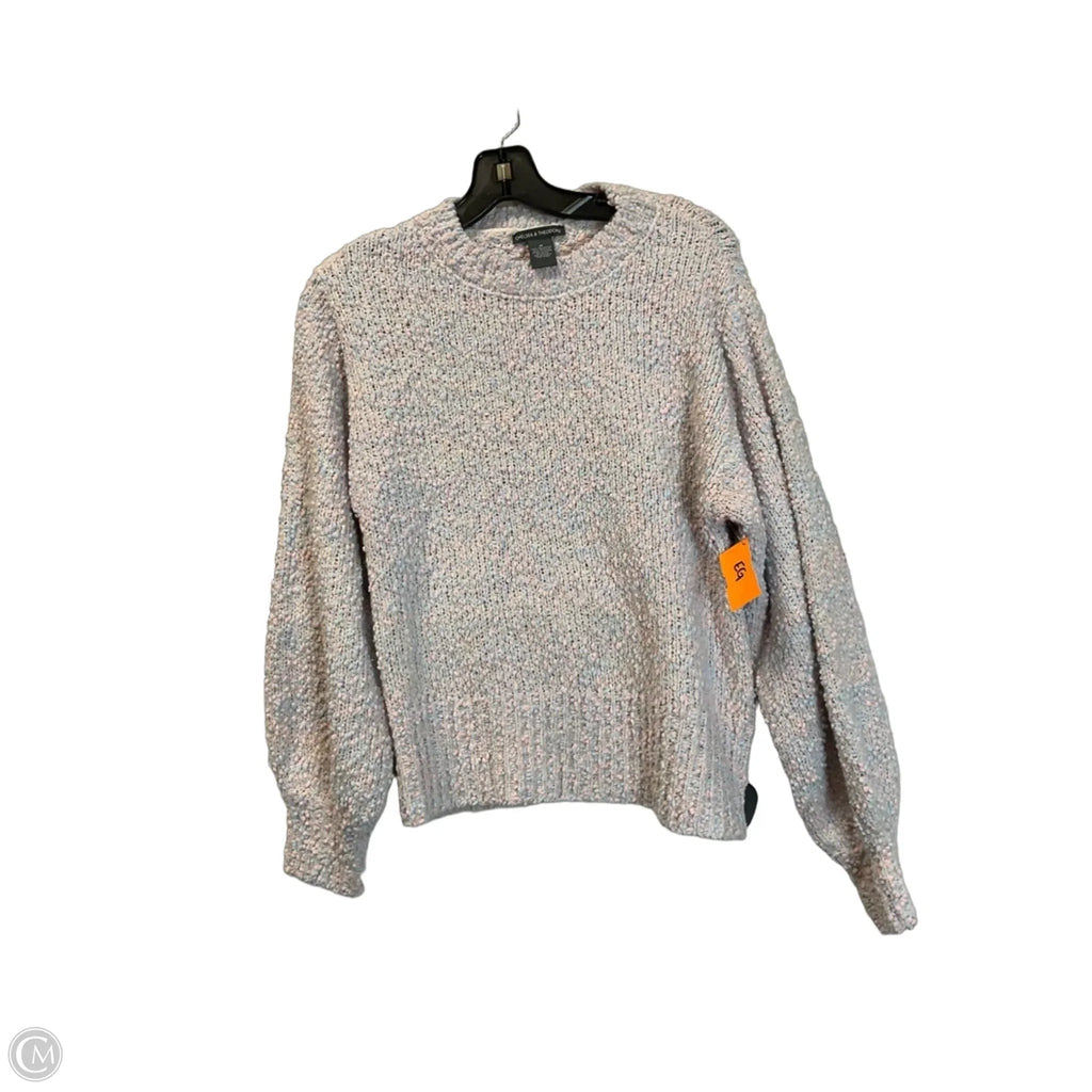Sweater By Chelsea And Theodore In Blue & Pink, Size: M