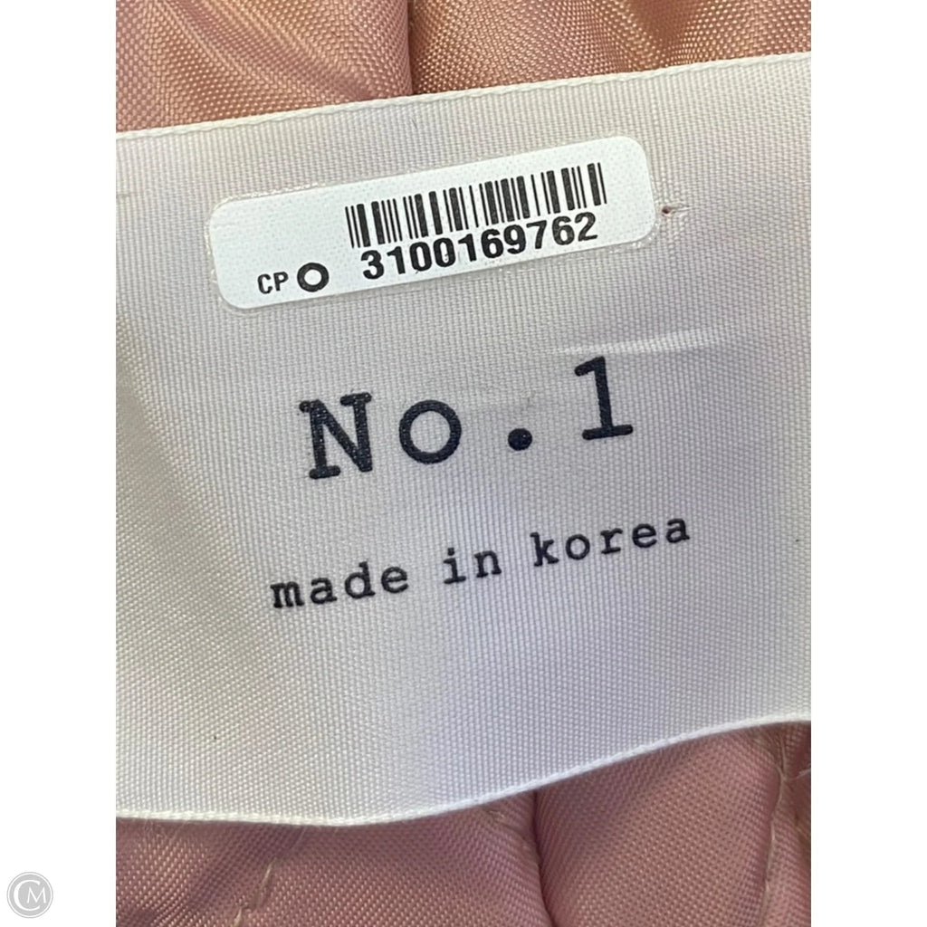 Coat Trench Coat By Clothes Mentor In Pink, Size: M