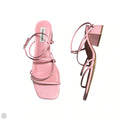Sandals Heels Block By Steve Madden In Pink, Size: 9.5