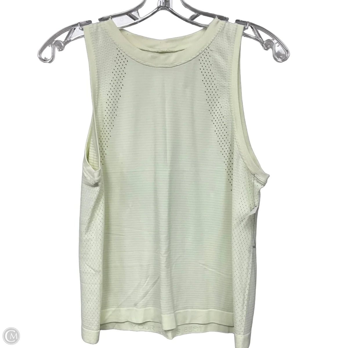 Athletic Tank Top By Lululemon In Yellow, Size: 6