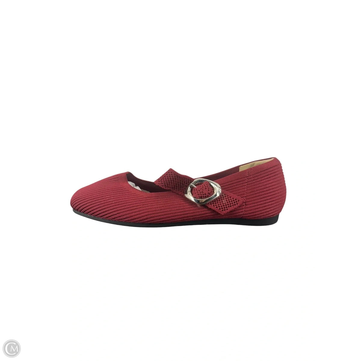 Shoes Flats By Clothes Mentor In Maroon, Size: 8