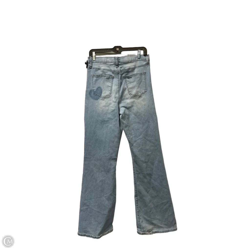 Jeans Flared By Fashion Nova In Blue Denim, Size: 10