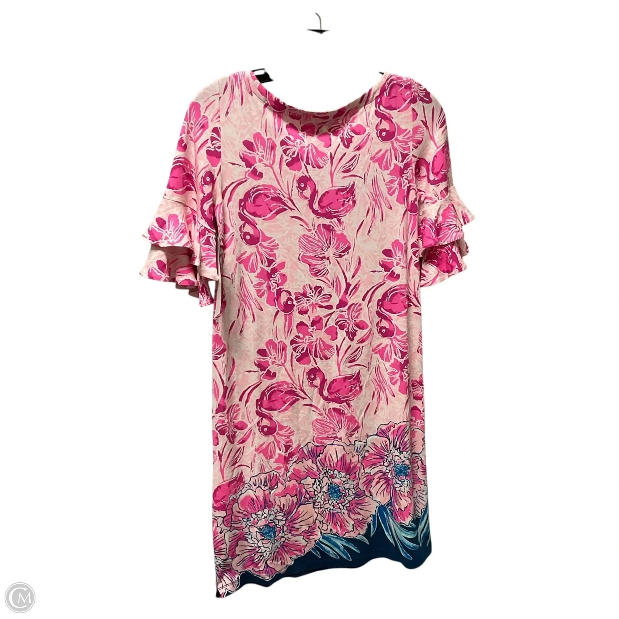 Dress Designer By Lilly Pulitzer In Pink & White, Size: Xxs