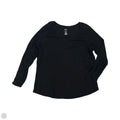 Top Long Sleeve By Sonoma In Black, Size: Xl