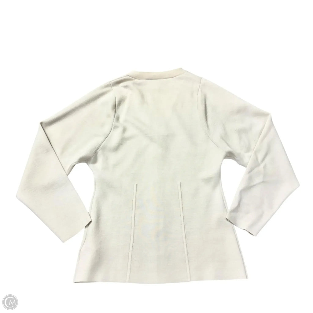 Sweater Cardigan By Cos In Cream, Size: M