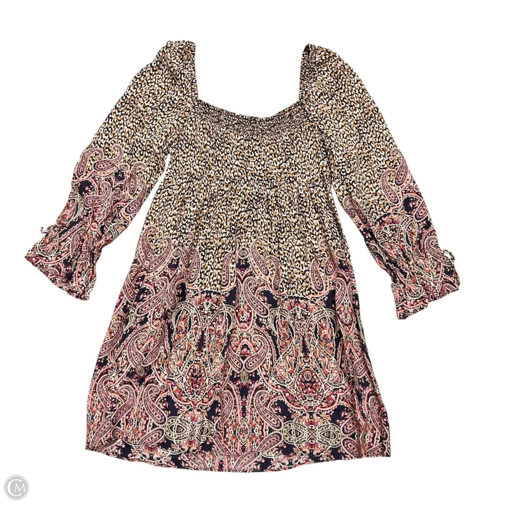 Dress Casual Short By Maeve In Pink & Purple, Size: S